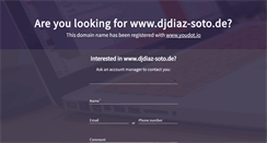 Desktop Screenshot of djdiaz-soto.de